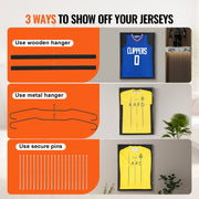 2PCs Jersey Display Frame Case, 590 x 790 x 40 mm, Large Lockable Sport Jersey Shadow Box with 98% UV V952-QYZSKJZX2333OS400V0