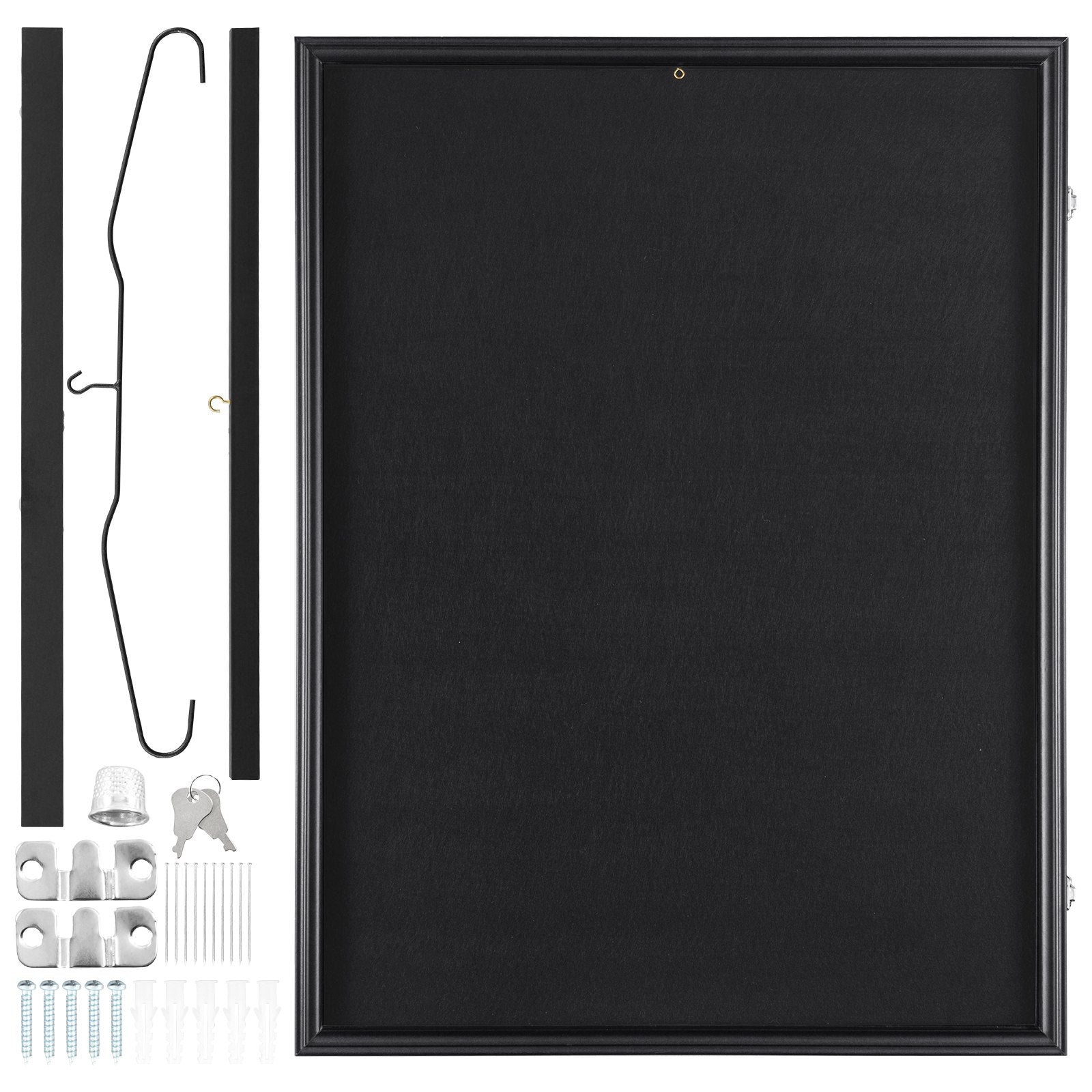 Jersey Display Frame Case, 610 x 812 x 40 mm, Large Lockable Sport Jersey Shadow Box with 98% UV Protection V952-QYZSKJZX243221LDLV0