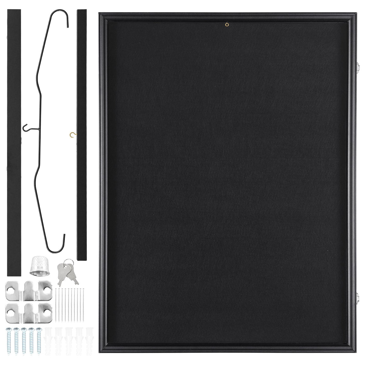 Jersey Display Frame Case, 610 x 812 x 40 mm, Large Lockable Sport Jersey Shadow Box with 98% UV Protection V952-QYZSKJZX243221LDLV0