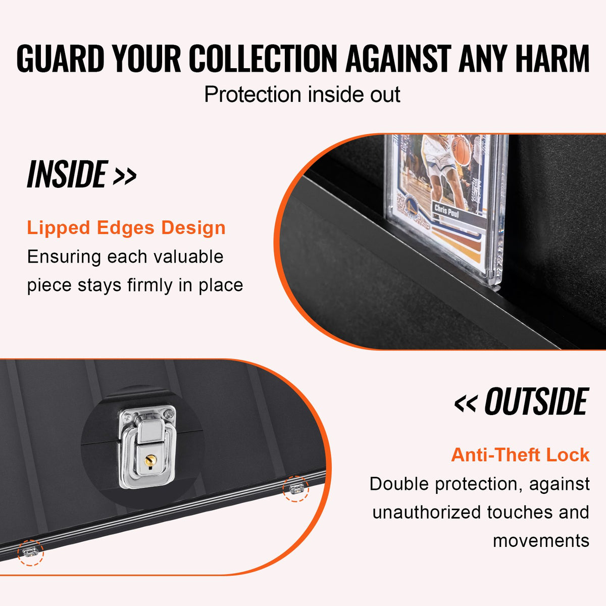 35 Graded Sports Card Display Case, 617 x 775 x 55 mm, Baseball Card Display Frame with 98% UV Protection V952-QYZSKJZX24338KR8ZV0