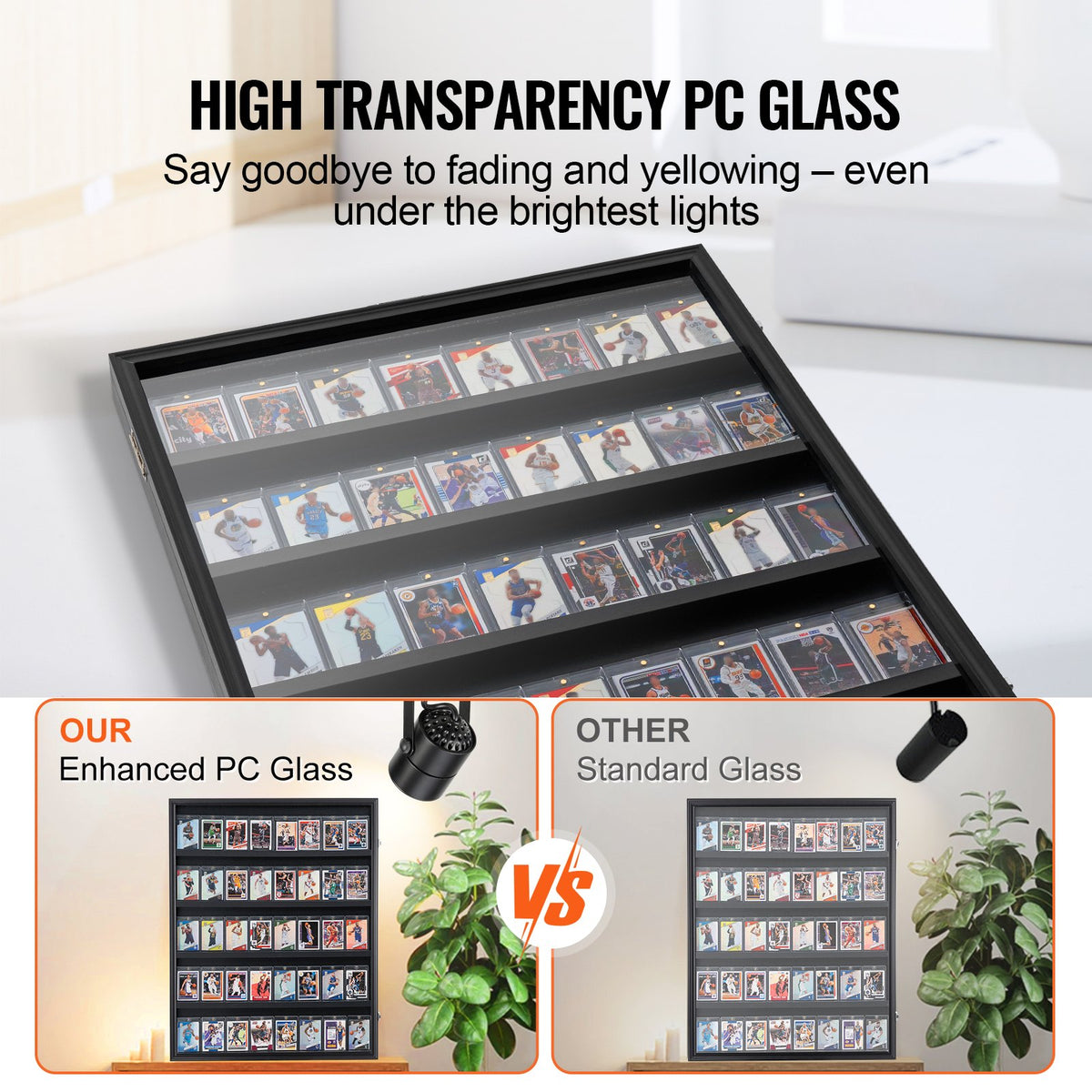 35 Graded Sports Card Display Case, 617 x 775 x 55 mm, Baseball Card Display Frame with 98% UV Protection V952-QYZSKJZX24338KR8ZV0