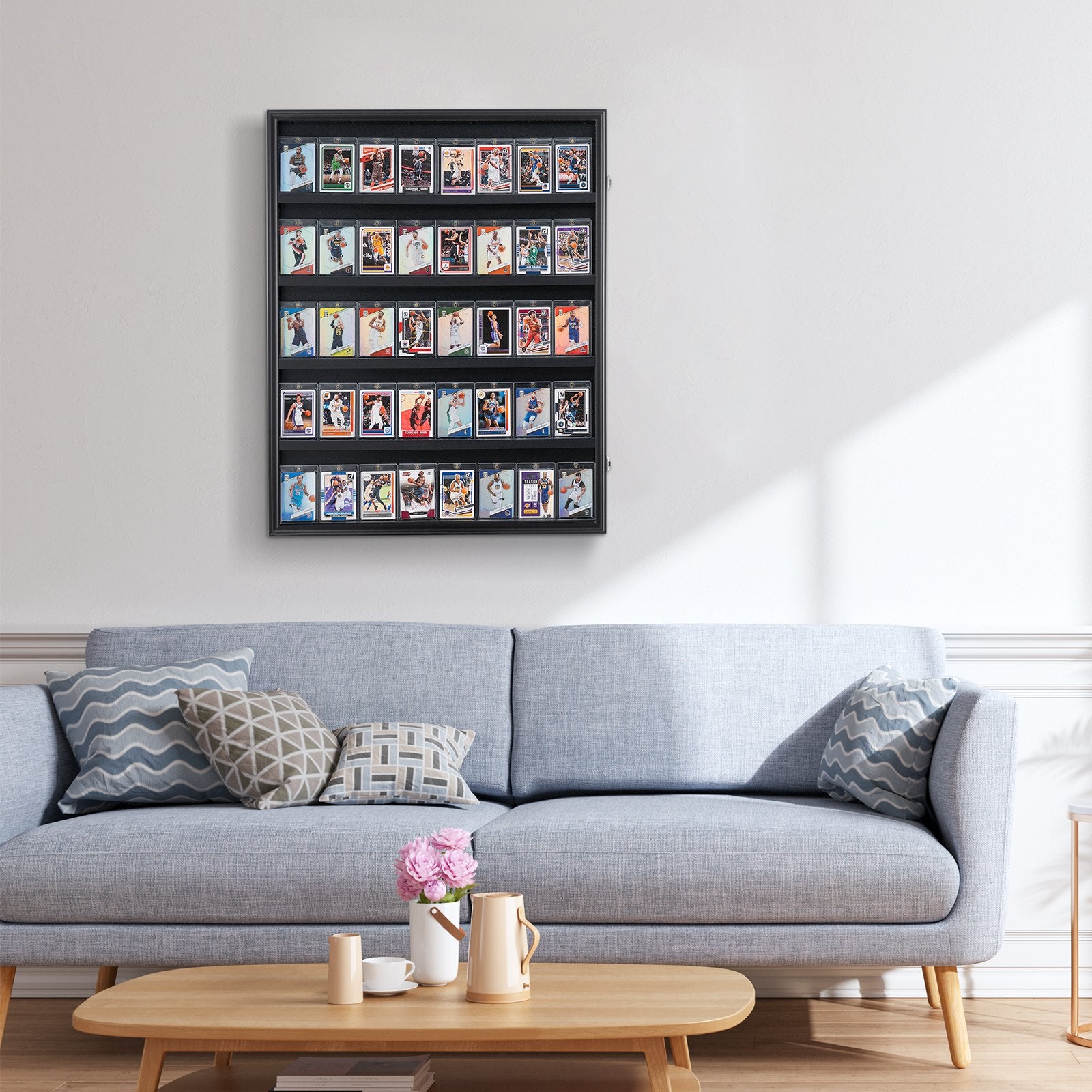 35 Graded Sports Card Display Case, 617 x 775 x 55 mm, Baseball Card Display Frame with 98% UV Protection V952-QYZSKJZX24338KR8ZV0