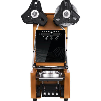 Fully Automatic Cup Sealing Machine, 500-650 Cups/H, Cup Sealer Machine for 190 mm Tall & 90/95 mm Cup, V952-QZDNCFKJJQZD03C9W001V3