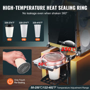 Fully Automatic Cup Sealing Machine, 500-650 Cups/H, Cup Sealer Machine for 190 mm Tall & 90/95 mm Cup, V952-QZDNCFKJJQZD03C9W001V3