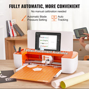 Vinyl Cutter Machine, Bluetooth Connectivity DIY Cutting Machine, Compatible with iOS, Android, Windows and V952-QZDTSKZJLYKZDNA00V3