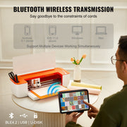 Vinyl Cutter Machine, Bluetooth Connectivity DIY Cutting Machine, Compatible with iOS, Android, Windows and V952-QZDTSKZJLYKZDNA00V3
