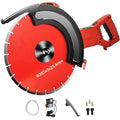 Electric Concrete Saw, 14" Concrete Cutter, 1800W Concrete Saw, Electric Circular Saw with 14" Blade and V952-QZJDD14SGJAC00001V3
