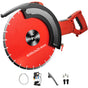 Electric Concrete Saw, 14" Concrete Cutter, 1800W Concrete Saw, Electric Circular Saw with 14" Blade and V952-QZJDD14SGJAC00001V3