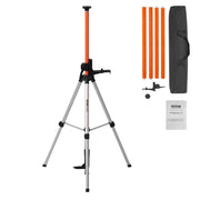 Laser Level Tripod, 1/4"-20 & 5/8"-11 Thread Mount, 40.94-133.85 inch Height Adjustment with Level Bubble & V952-QZSJJTJYZGS0NVYUIV0