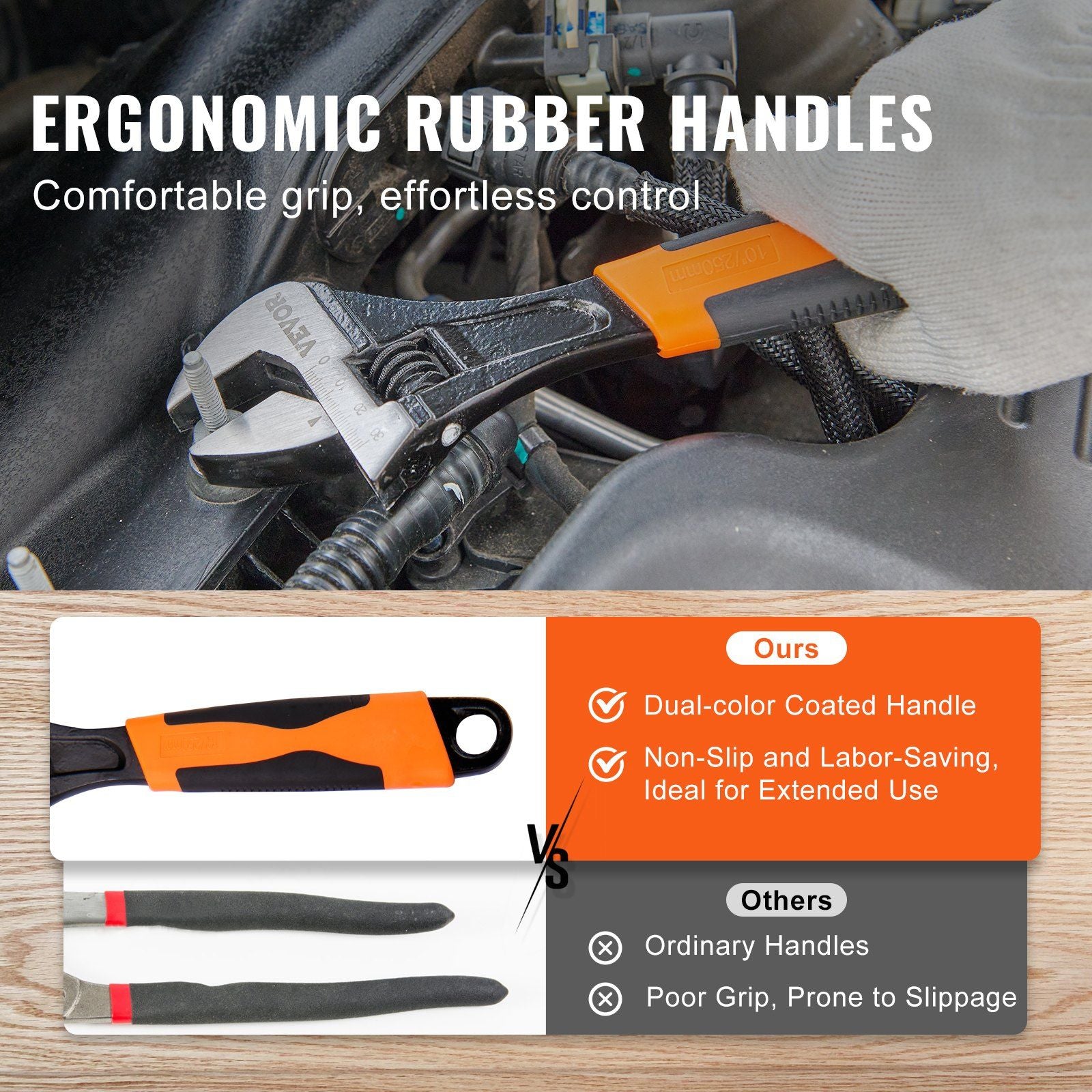 Pliers Set, 8-Piece, High Carbon Steel, 30.5cm/25.4cm/20.3cm Groove Joint Pliers, 20.3cm Linesman's Pliers, V952-QZZT612INCH86GK4UV0