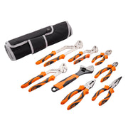 Pliers Set, 8-Piece, High Carbon Steel, 30.5cm/25.4cm/20.3cm Groove Joint Pliers, 20.3cm Linesman's Pliers, V952-QZZT612INCH86GK4UV0