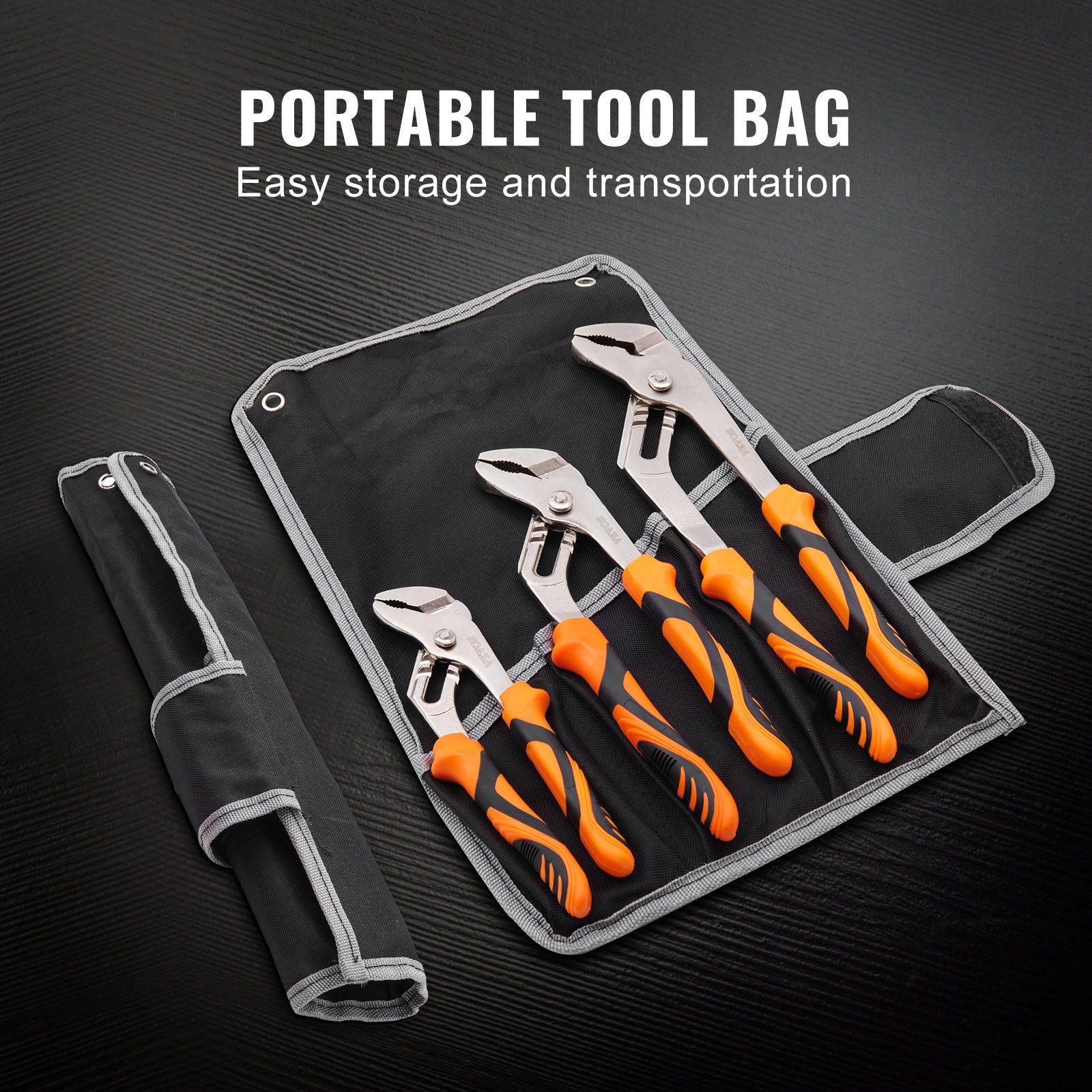 Groove Joint Pliers Set Water Pump Pliers 3-Piece 12 V952-QZZT812INCH316AZUV0