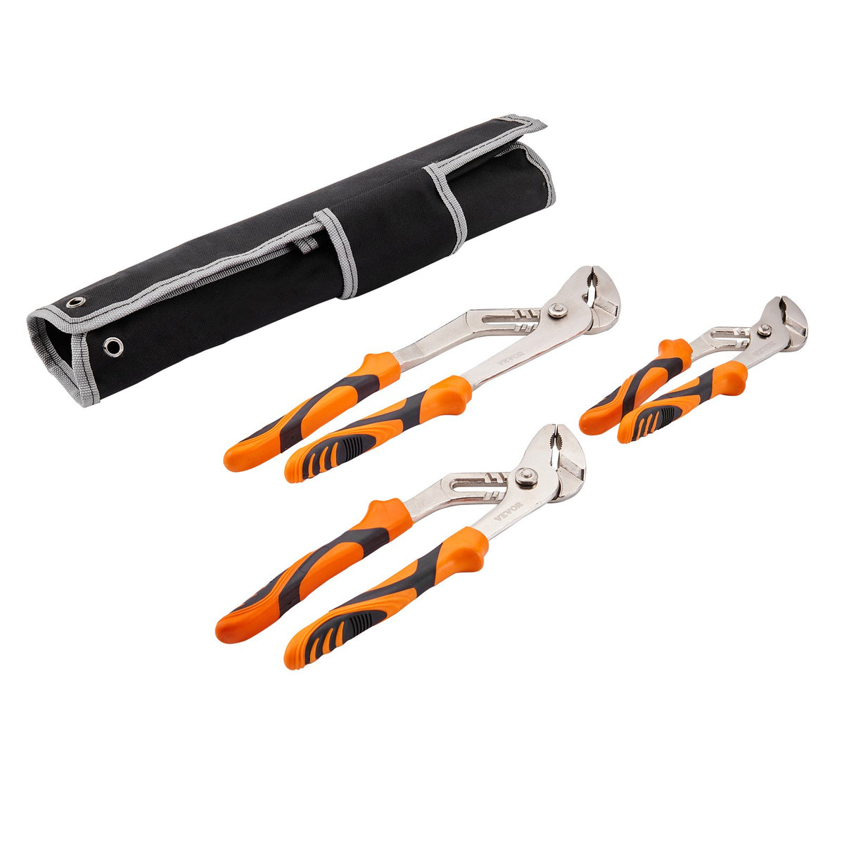 Groove Joint Pliers Set Water Pump Pliers 3-Piece 12 V952-QZZT812INCH316AZUV0