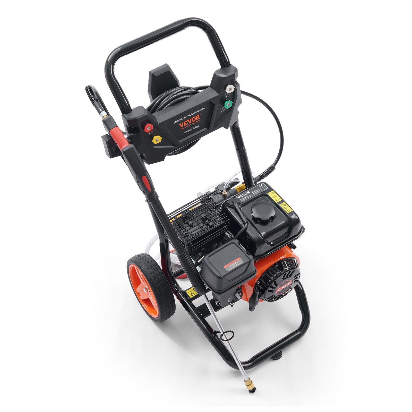 Gas Pressure Washer Gas Powered Washer 3600 PSI 2.6 GPM 210cc 5 Nozzles V952-R3600PSI26GPM7JARV0