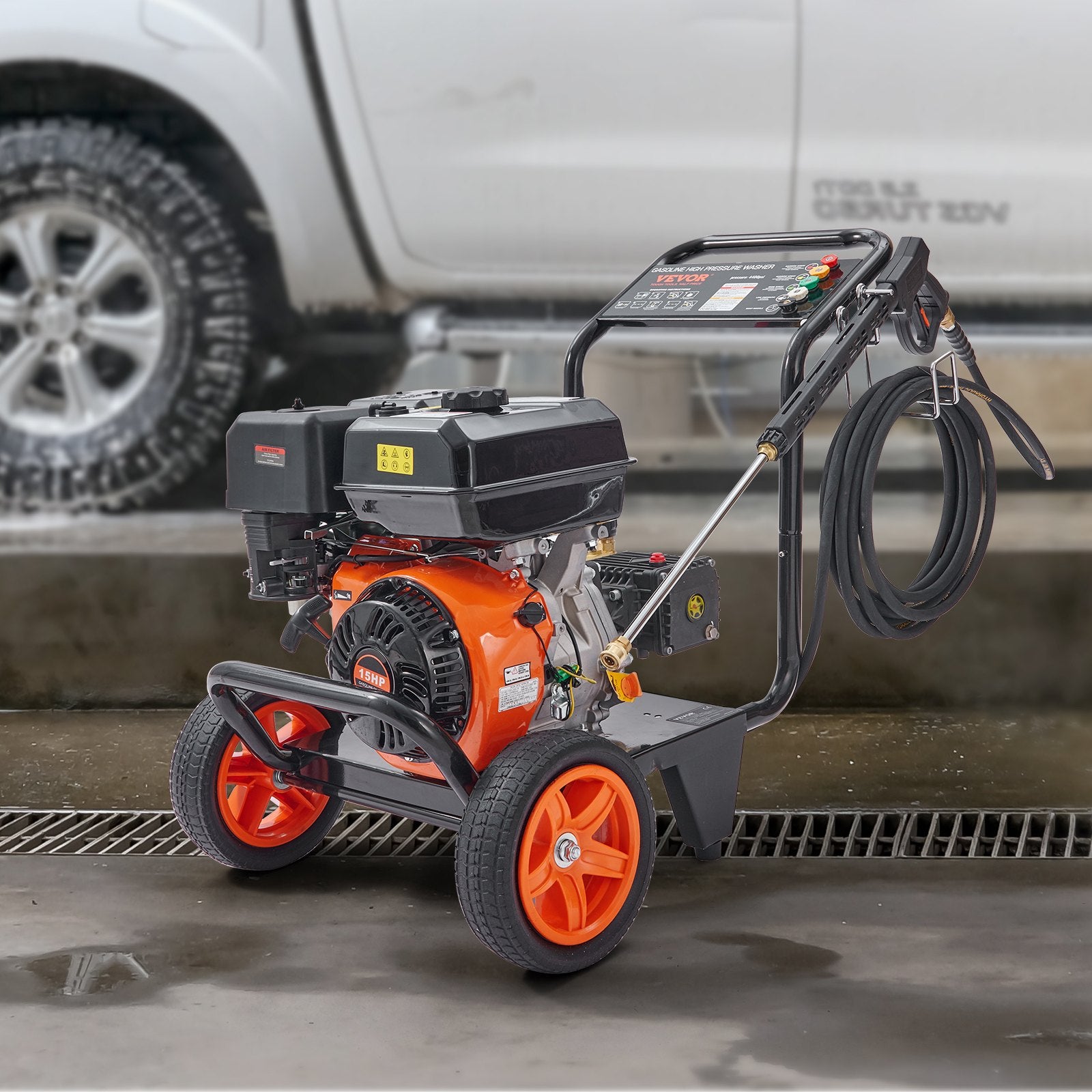 Gas Pressure Washer Gas Powered Washer 4400 PSI 4.0 GPM 390cc 5 Nozzles V952-R4400PSI40GPMBG47V0