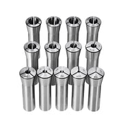 13 pcs Precision R8 Collet Set, 1/8'' - 7/8'', 45# Mill Collet Chuck 0.0012"/30um TIR with 13 Labeled Storage V952-R8JT13PCSW00O2D91V0