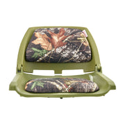 Boat Seat, Low Backrest, Folding Fishing Boat Seat with Thickened Sponge Cushion & PU Polyester Fabric, V952-RDFZCZYMCSKF83ET4001V0