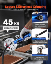 Hydraulic Hose Crimper, Hydra-Krimp AC Hose Crimper Kit with 7 Dies Snap-On, Integral Manual Hydraulic A/C V952-RGYJQYYRGYJQ7GRGD001V0