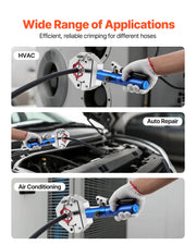 Hydraulic Hose Crimper, Hydra-Krimp AC Hose Crimper Kit with 7 Dies Snap-On, Integral Manual Hydraulic A/C V952-RGYJQYYRGYJQ7GRGD001V0