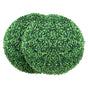 Artificial Topiaries Boxwood Trees, (2 Pieces), Ball-Shape Faux Topiaries Plant, All-year Green Feaux Plant V952-RGZWXJQ20YC04FIJEV0