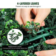Artificial Topiaries Boxwood Trees, (2 Pieces), Ball-Shape Faux Topiaries Plant, All-year Green Feaux Plant V952-RGZWXJQ20YC04FIJEV0
