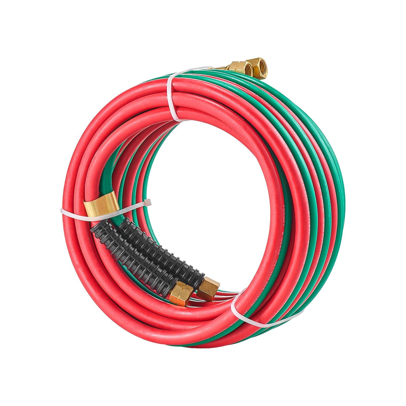Oxygen Acetylene Hose, 1/4-Inch x 25FT Oxy Acetylene Hose with 9/16"-18 LH/RH B Fittings, R Grade Welding V952-RJYYGHJRGMG2K2D7DV0