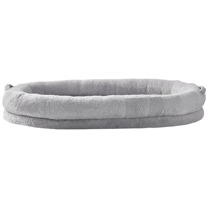 Human Dog Bed 1825x1220x254 mm Human Size Dog Bed Washable Faux Rabbit Fur V952-RLGCQBWTYXDMG98O7V0