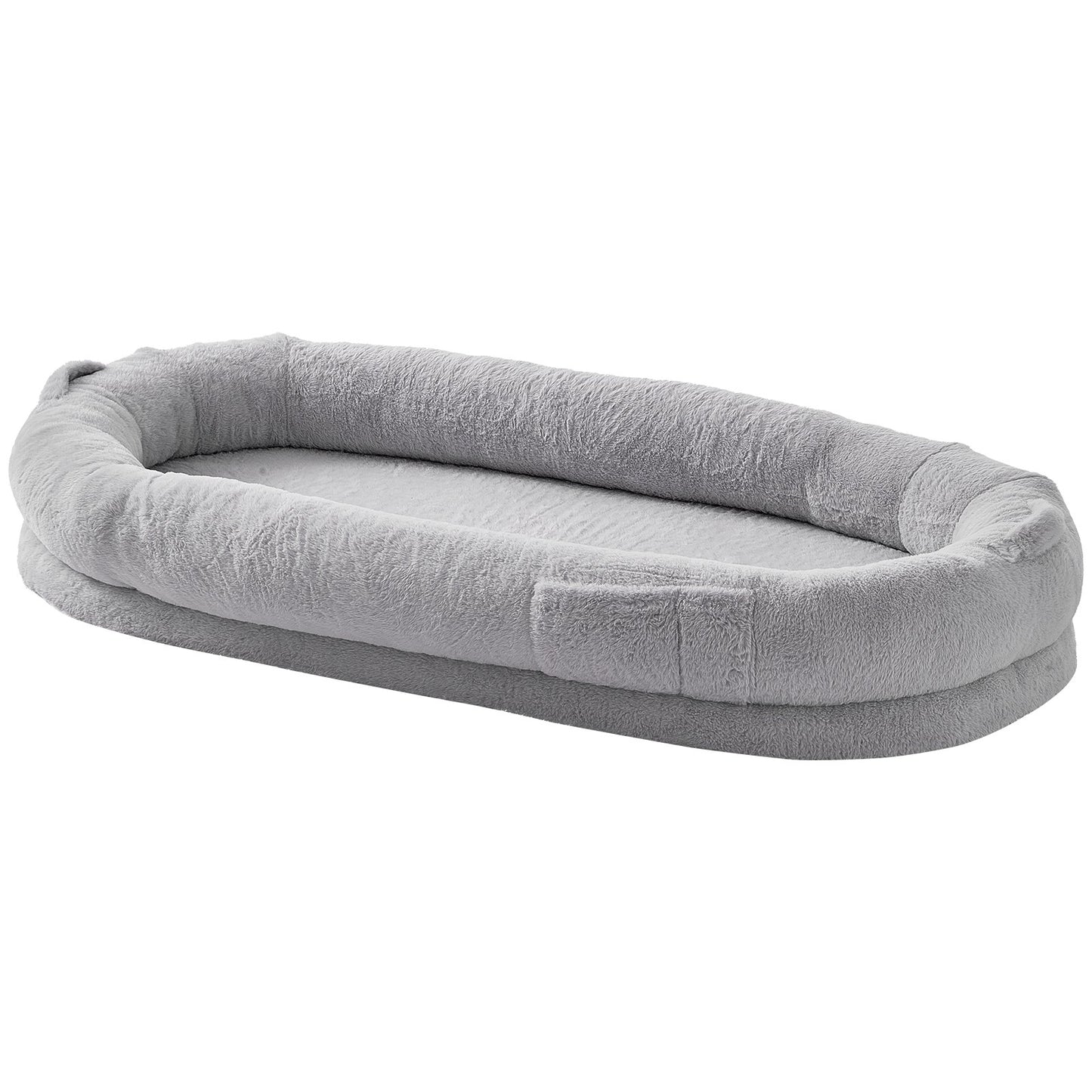 Human Dog Bed 1720x890x250 mm Human Size Dog Bed Washable Faux Rabbit Fur V952-RLGCQBWTYXDMHL7V8V0