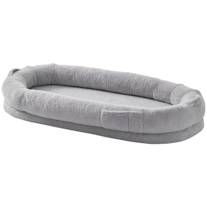Human Dog Bed 1720x890x250 mm Human Size Dog Bed Washable Faux Rabbit Fur V952-RLGCQBWTYXDMHL7V8V0
