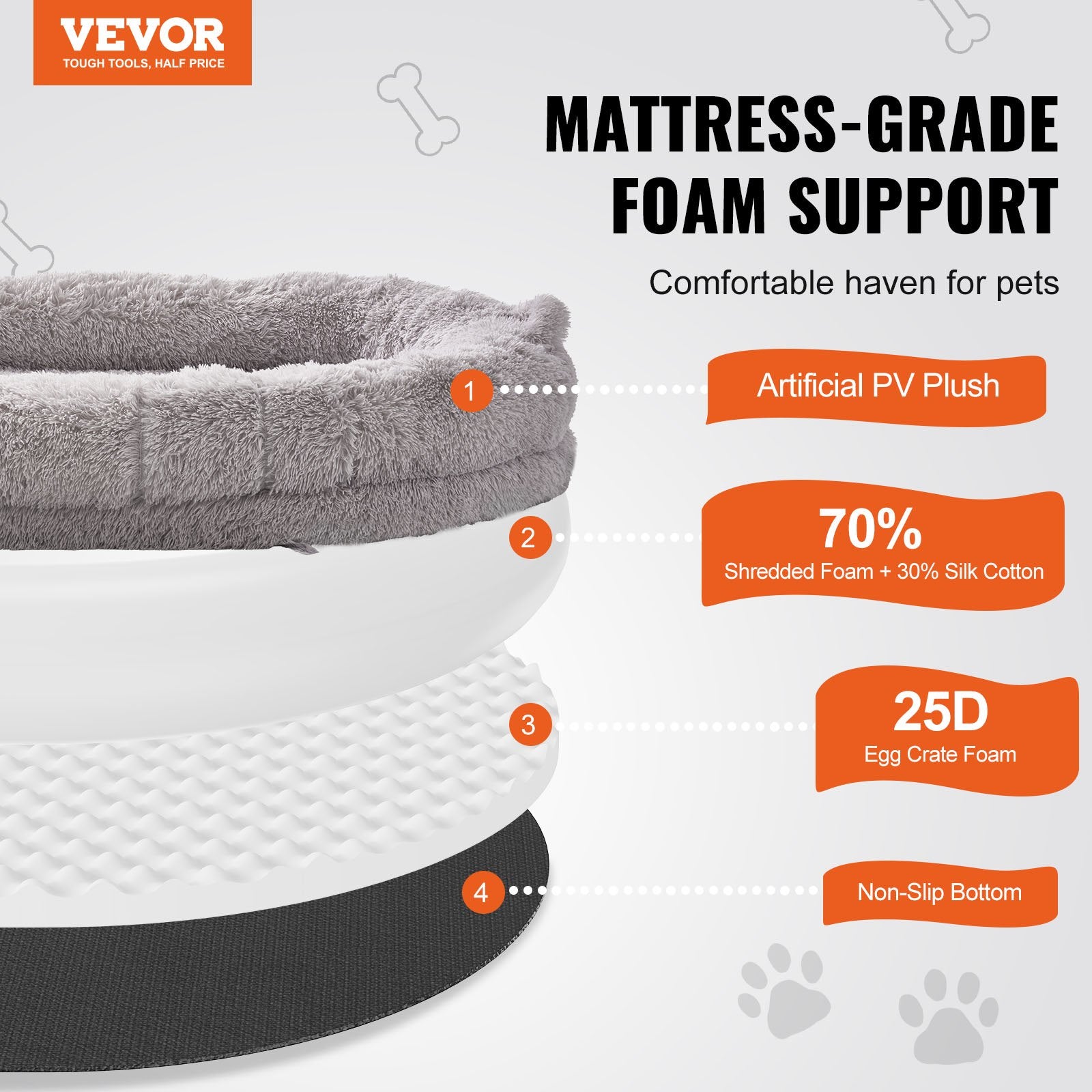 Human Dog Bed 1820x1220x250 mm Human Size Dog Bean Bed Washable PV Velvet V952-RLGCQBWTYXZMLCKEJV0