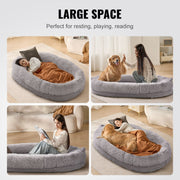 Human Dog Bed 1820x1220x250 mm Human Size Dog Bean Bed Washable PV Velvet V952-RLGCQBWTYXZMLCKEJV0