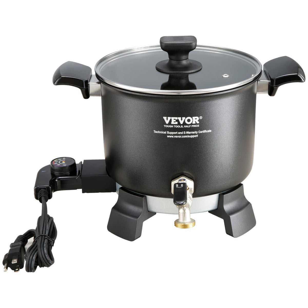 Wax Melter for Candle Making, 5 Liter Large Electric Wax Melting Pot Easy Pour Spout, 4-level Temperature V952-RLTYT55L1200WY345V3