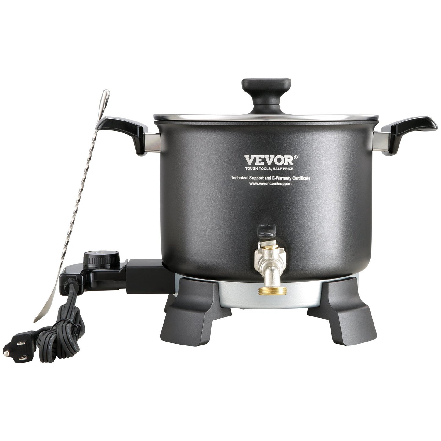 Wax Melter for Candle Making, 5 Liter Large Electric Wax Melting Pot Easy Pour Spout, 4-level Temperature V952-RLTYT55L1200WY345V3