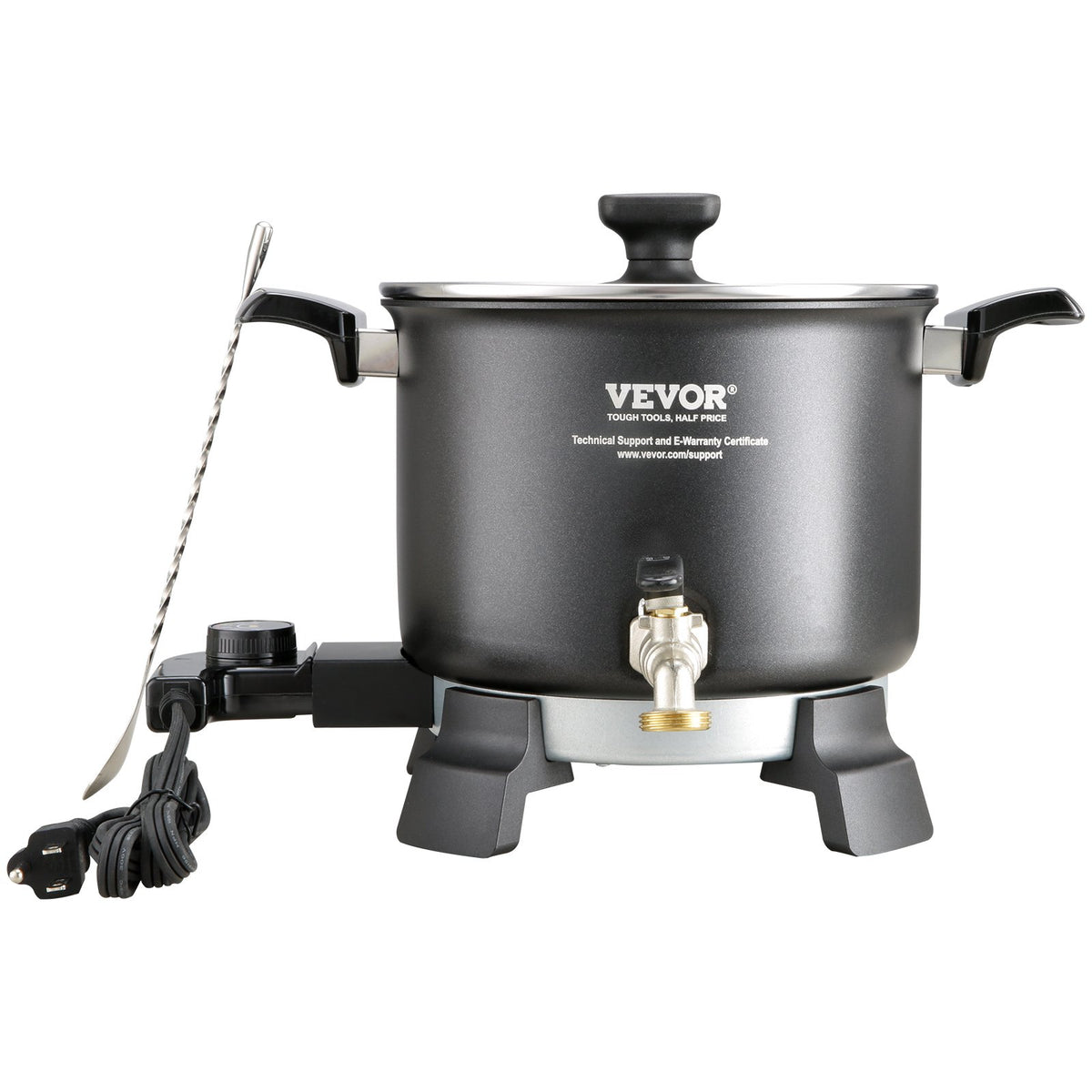 Wax Melter for Candle Making, 5 Liter Large Electric Wax Melting Pot Easy Pour Spout, 4-level Temperature V952-RLTYT55L1200WY345V3
