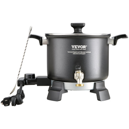 Wax Melter for Candle Making, 5 Liter Large Electric Wax Melting Pot Easy Pour Spout, 4-level Temperature V952-RLTYT55L1200WY345V3