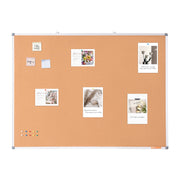 48"x36" Large Cork Board - Wall-Mounted Bulletin Board with Pin Board - Perfect for School, Home, Office V952-RMB48X36WLBKMTG00V0