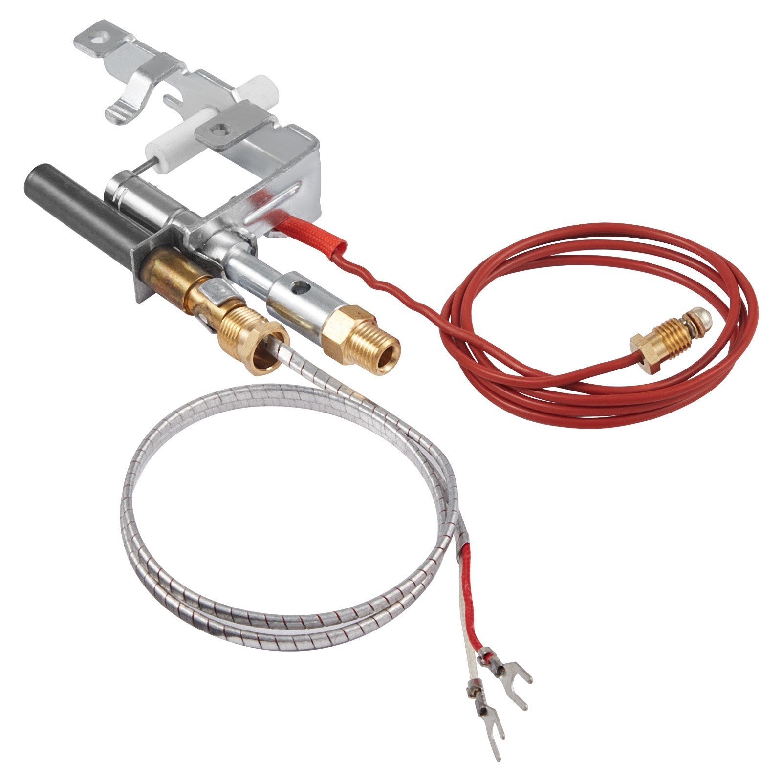 Gas Pilot Assembly, OE 14D0477, LPG8404, SRV14D0477 Fireplace Gas Pilot Assembly Kit, LPG Ignition V952-RQBLDHZJSDZJ5P6BV001V7