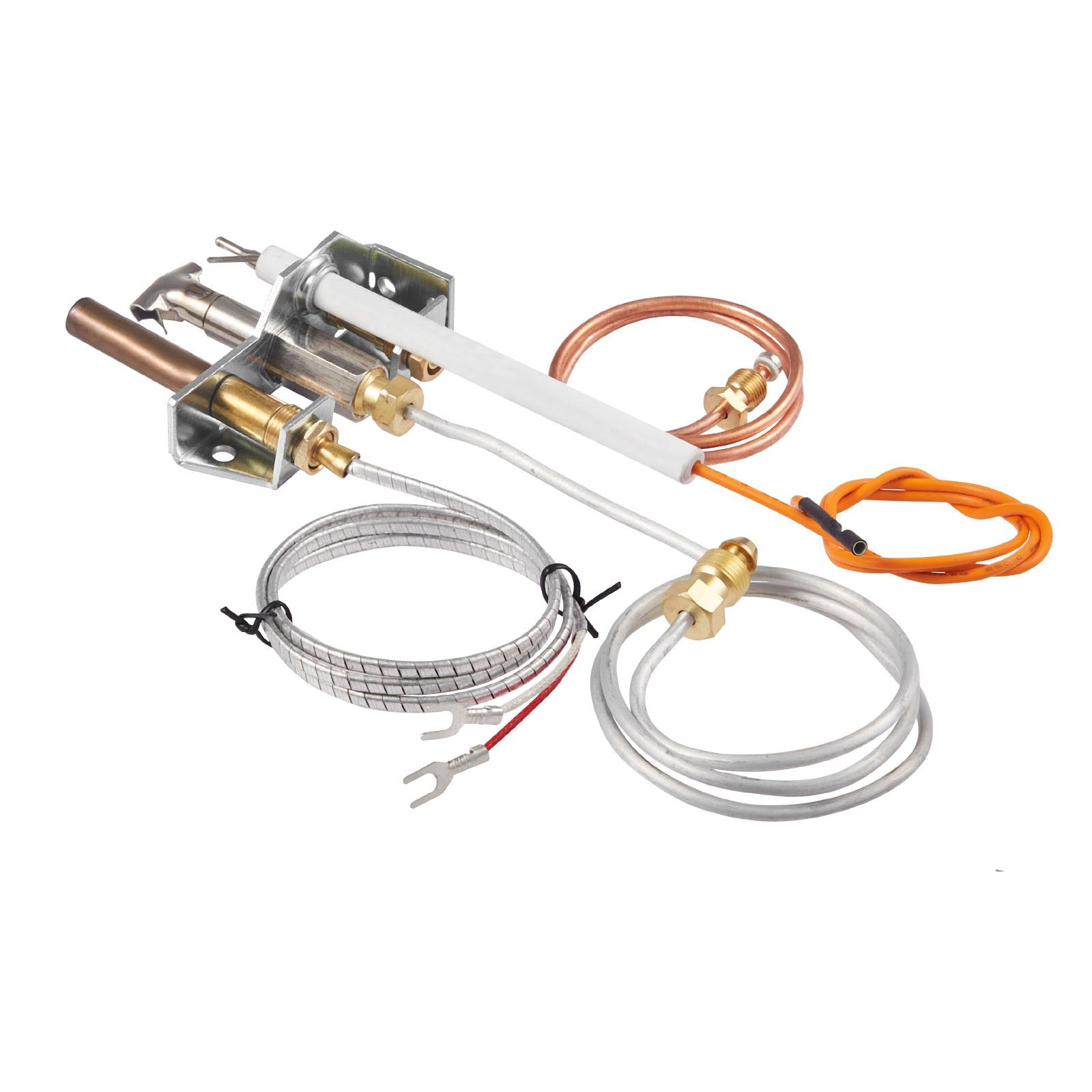 Gas Pilot Assembly, OE 4021-732, 25660 Fireplace Gas Pilot Assembly, Natural Gas Ignition Replacement with V952-RQBLDHZJSDZJDWLH6001V7