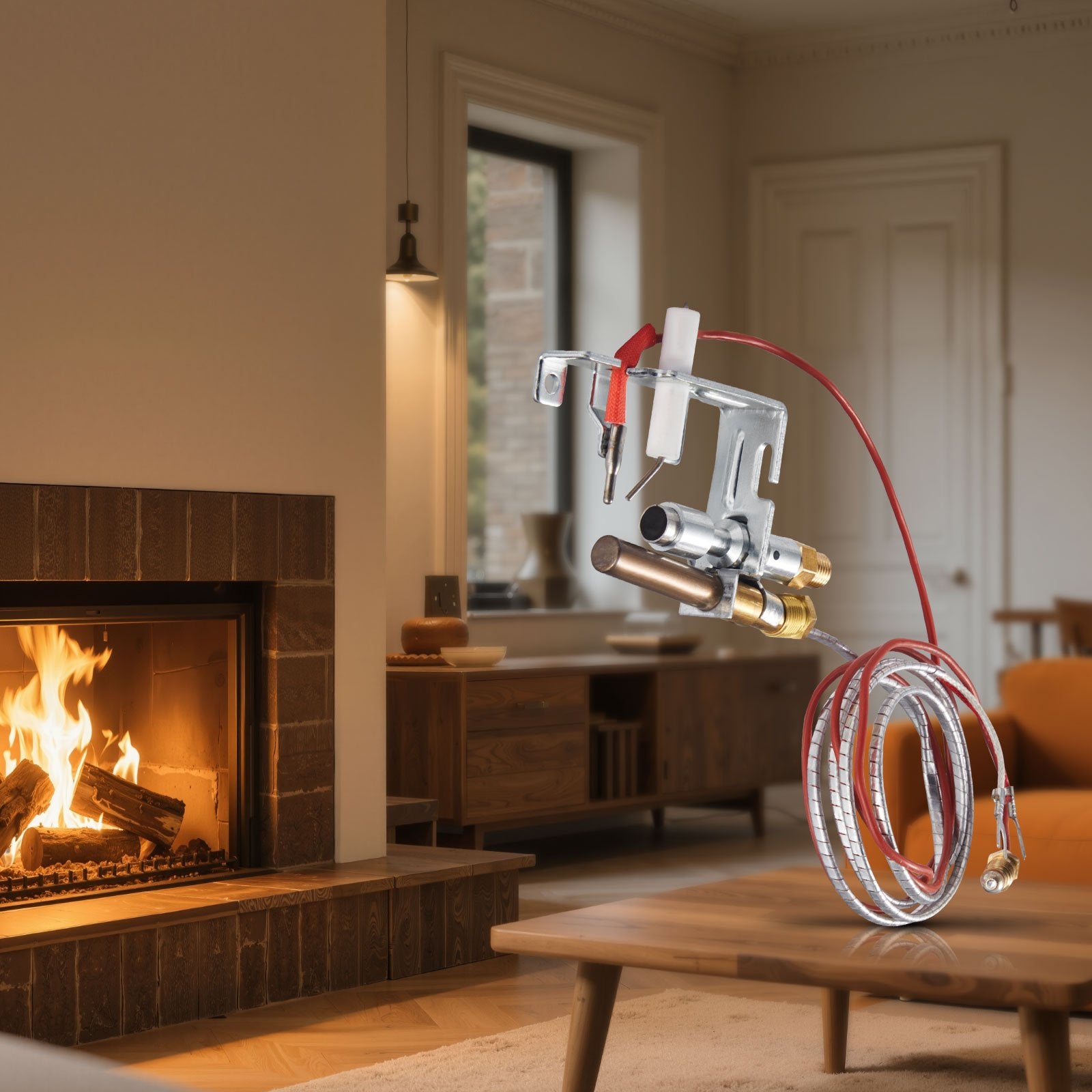 Gas Pilot Assembly, OE 103779-01, PP231, NG8218 Fireplace Natural Gas Ignition Replacement, Compatible with V952-RQBLDHZJSDZJIN769001V7