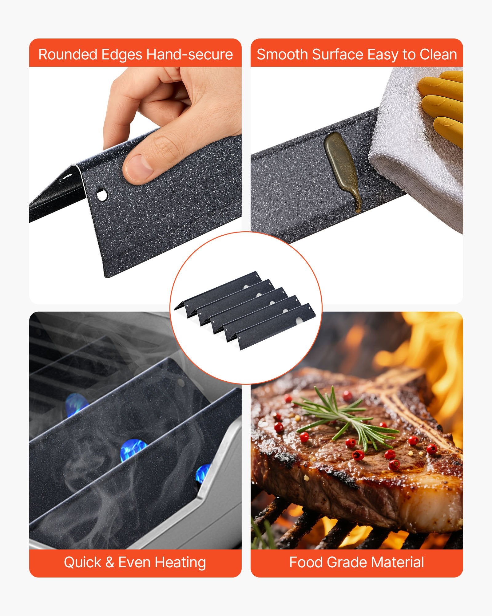 Flavorizer Bars, 44cm Grill Replacement Part, for Weber Genesis ll 310 315 335 340, E/S 325s, ES/SX 325s, E/S V952-RQKLFHBXHTCG3FYXD001V0