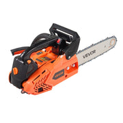 25 cc Gas Chainsaw, 305 mm Gas Powered Chainsaw, 0.75 kW Power Chain Saw with Non-Slip Handle, Gas-Powered V952-RQLJ12INCHECGYJ4G001V0