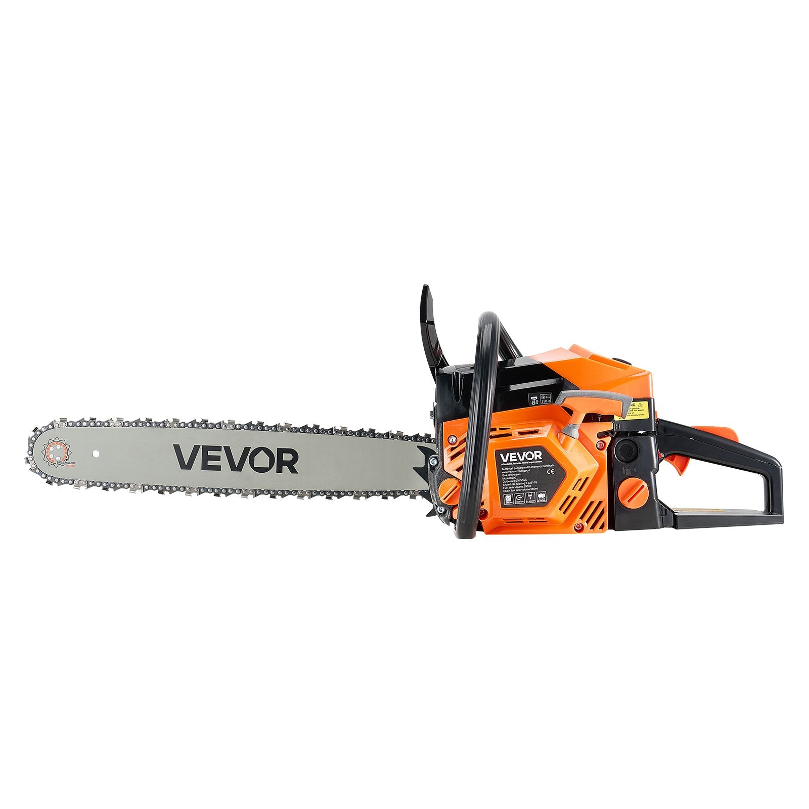 52cc Gas Chainsaw 1.8 kW Gas Powered 455 mm Chainsaw For Wood Cutting V952-RQLJ18INCHEC6XJG9001V0