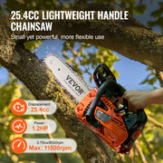 25.4CC 304.8mm Gasoline Chainsaw Powered Wood Cutting Engine Gas Chain Saw V952-RQLJOZKECC25O22OQV0