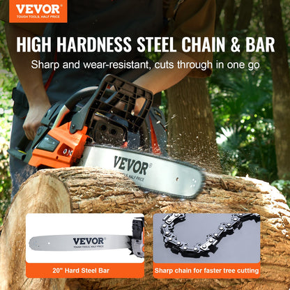 58CC 508mm Gasoline Chainsaw Gas Powered Wood Cutting Engine Gas Chain Saw V952-RQLJOZKECC58UT4FDV0