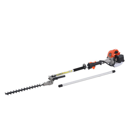 15.7-inch 26CC 2 Cycle Gas Hedge Trimmer, Gas Powered Pole Hedge Trimmer with Dual Sided Dual Action Blade, V952-RQLLJGZJDLLJRN337V0