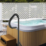 Hot Tub Handrail, 360 Rotatable Spa Side Handrail with 35"-57" Adjustable Height, Rust-proof Aluminum Spa V952-RSYGFS57INCHO7V0BV0