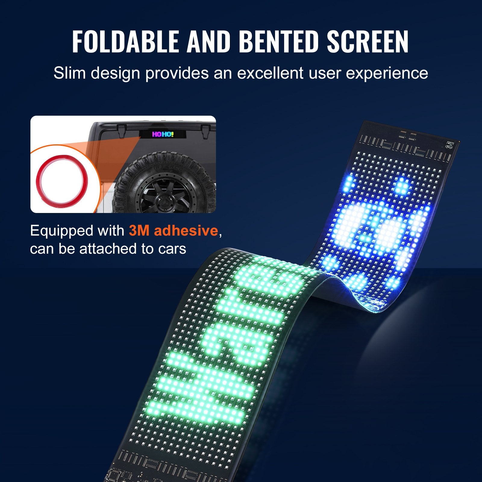 Programmable LED Sign, P6 Full Color LED Scrolling Panel, DIY Custom Text Animation Pattern Display Board, V952-RXGDBZP27X5IHAZHIV9