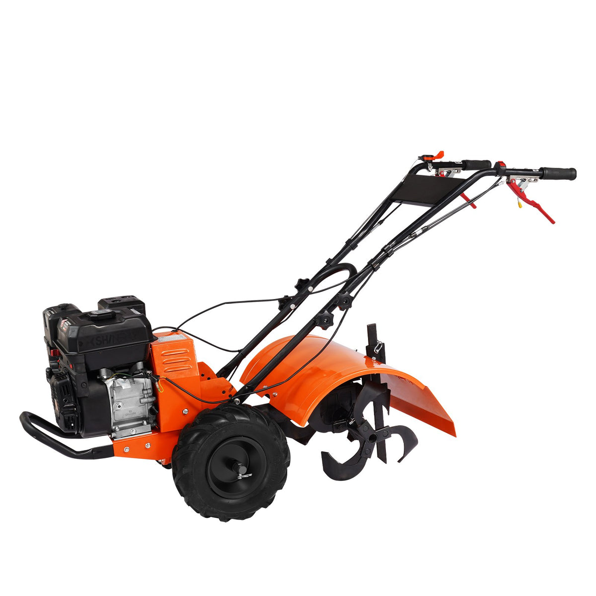 Tiller Cultivator Gas Powered, 212CC 4-Stroke Garden Cultivator, Tiller with 4 Steel Adjustable Rear Tines V952-RYGYJ212CCSCGHWDEV0