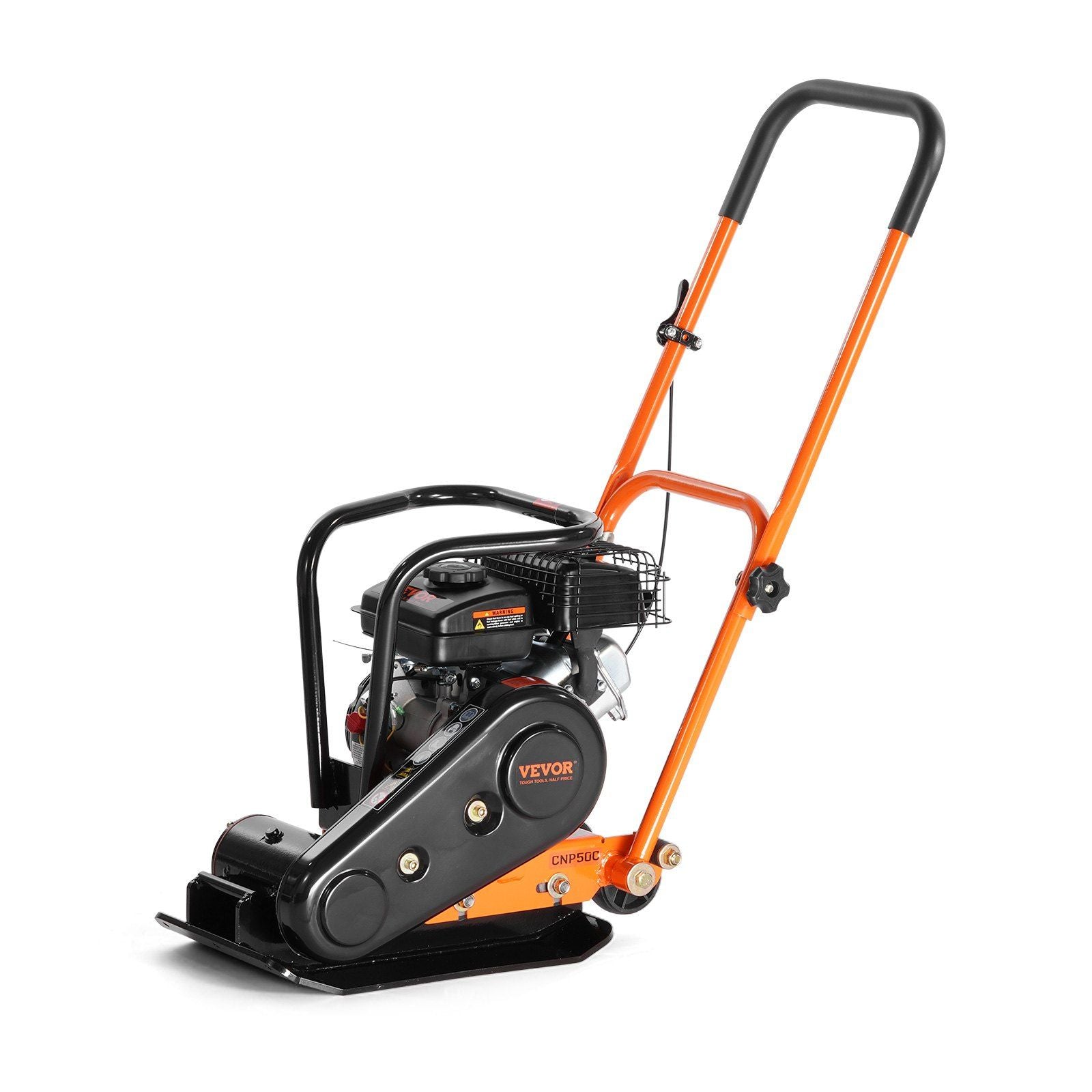 Plate Compactor, 2.8 HP 78.5CC Gas Engine 5,250 VPM, 870 kg Force Vibratory Compaction Tamper with 18.7 x V952-RYPBYS22128HP0NROV0