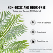 Artificial Palm Tree, 1219mm Tall Faux Plant, Secure PE Material & Anti-Tip Tilt Protection Low-Maintenance V952-RZRDZW4FT2BLDY2FIV0